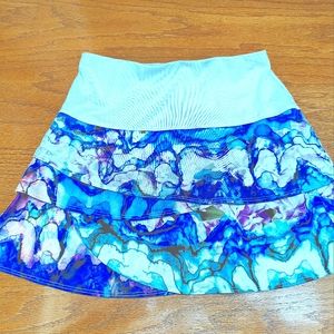 Beautiful watercolor tennis skort